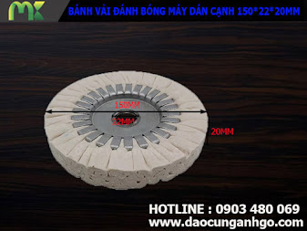 Bánh vải đánh bóng máy dán cạnh - Vật Tư Ngành Gỗ Minh Khang - Công Ty TNHH Thiết Bị Công Nghiệp Minh Khang